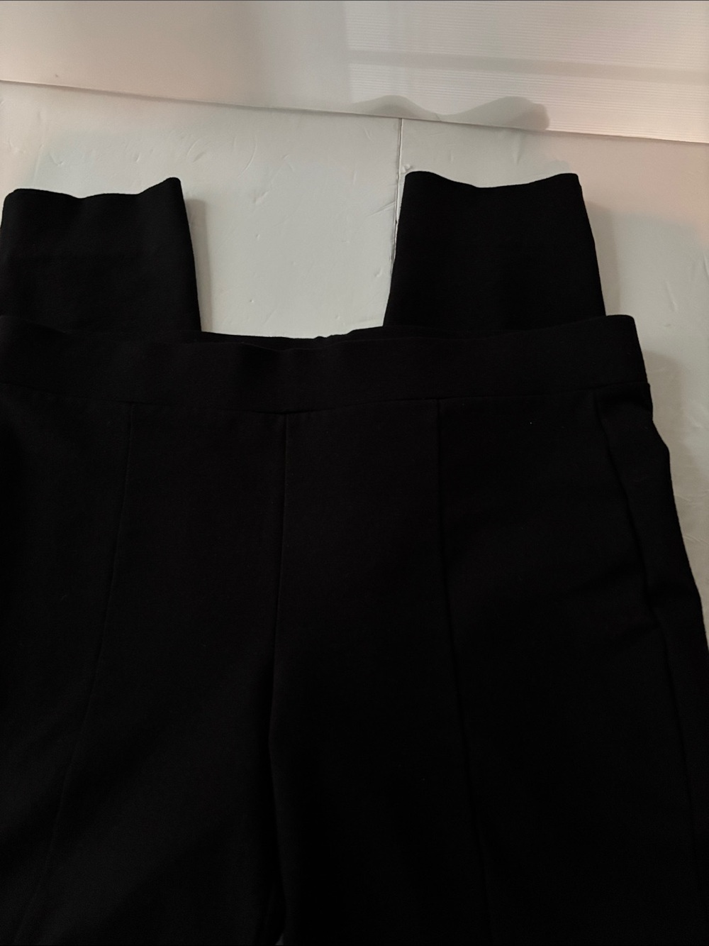 NYDJ Black Straight-Leg Pull-On Ponte Pants